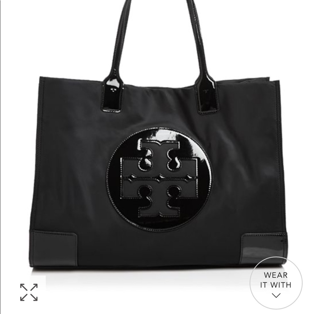 Tory Burch Ella Patent Nylon Tote/Bag